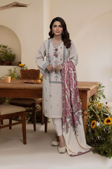 Embroidery 3 Pieces Khaddar