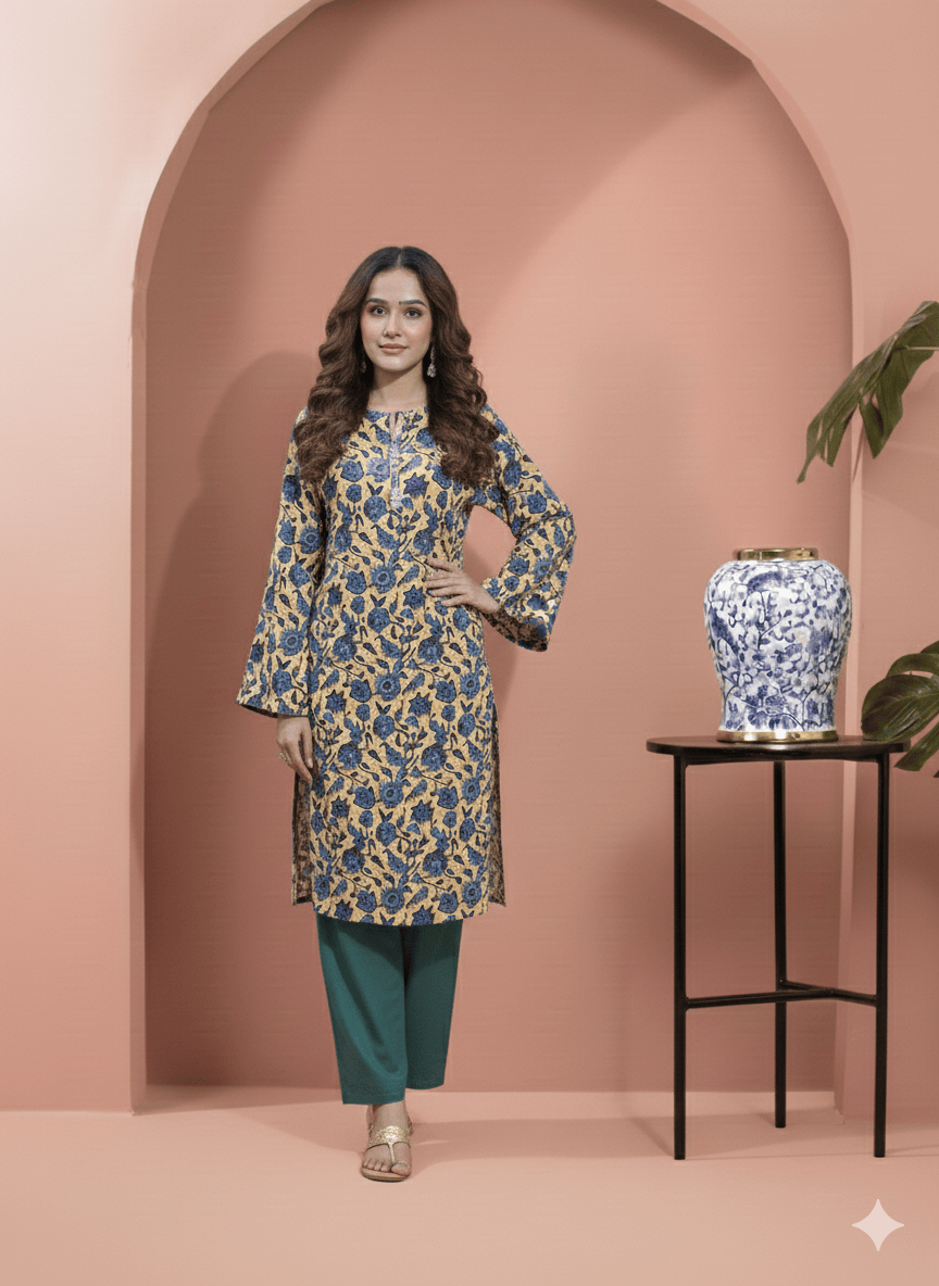 Printed 3 Pieces Khaddar