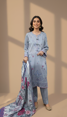 Embroidered 3 Pieces Cotton