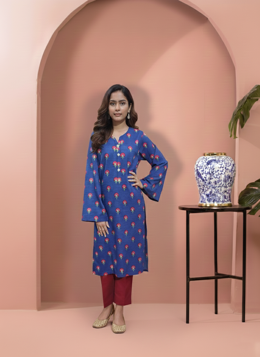 Printed 3 Pieces Khaddar