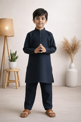 Gentle Men- Navy Boy Kameez Shalwar