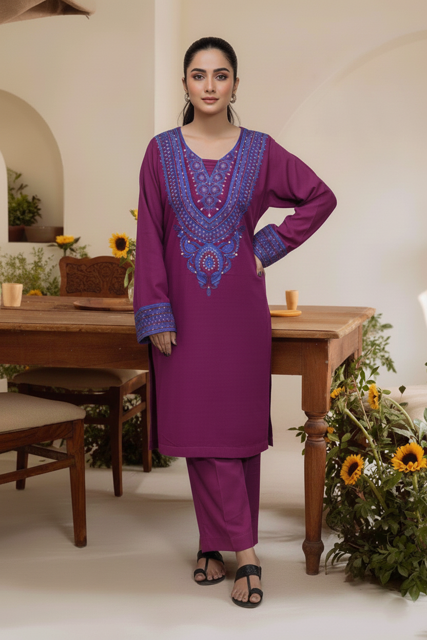 Embroidery 2 Pieces Khaddar