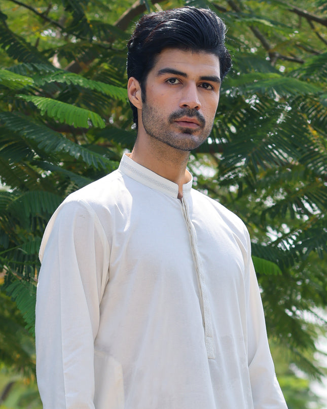Men Kameez Shalwar (Band Collar)