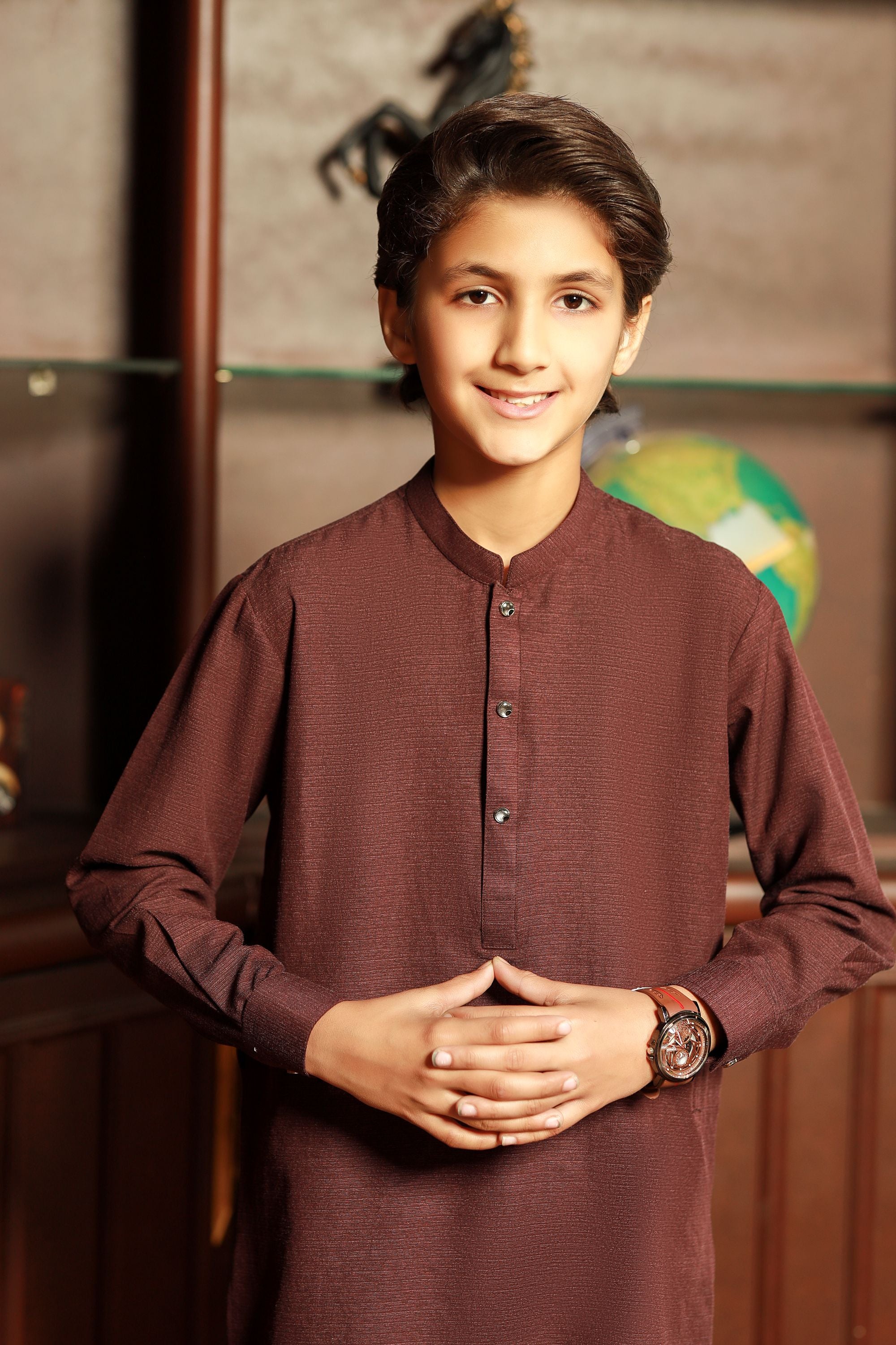 Rain Bow- Boy White Kameez Shalwar