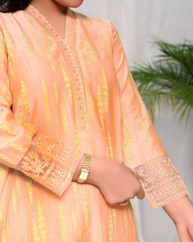 Women Embroidered 2 Pcs Suit