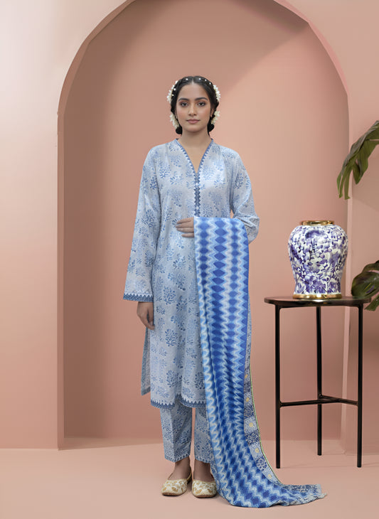 Printed 3 Pieces Khaddar