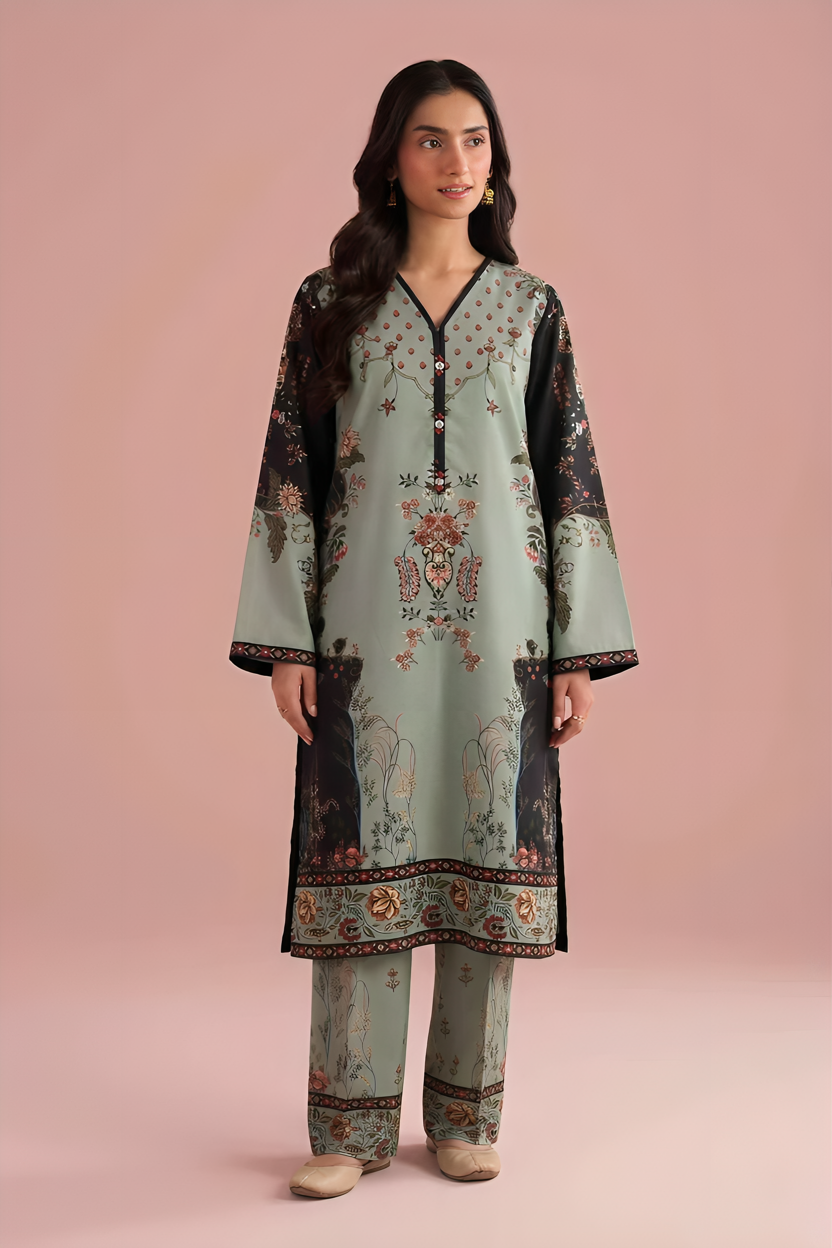 WPLU-08 Printed lawn 2-Pcs Unstitched