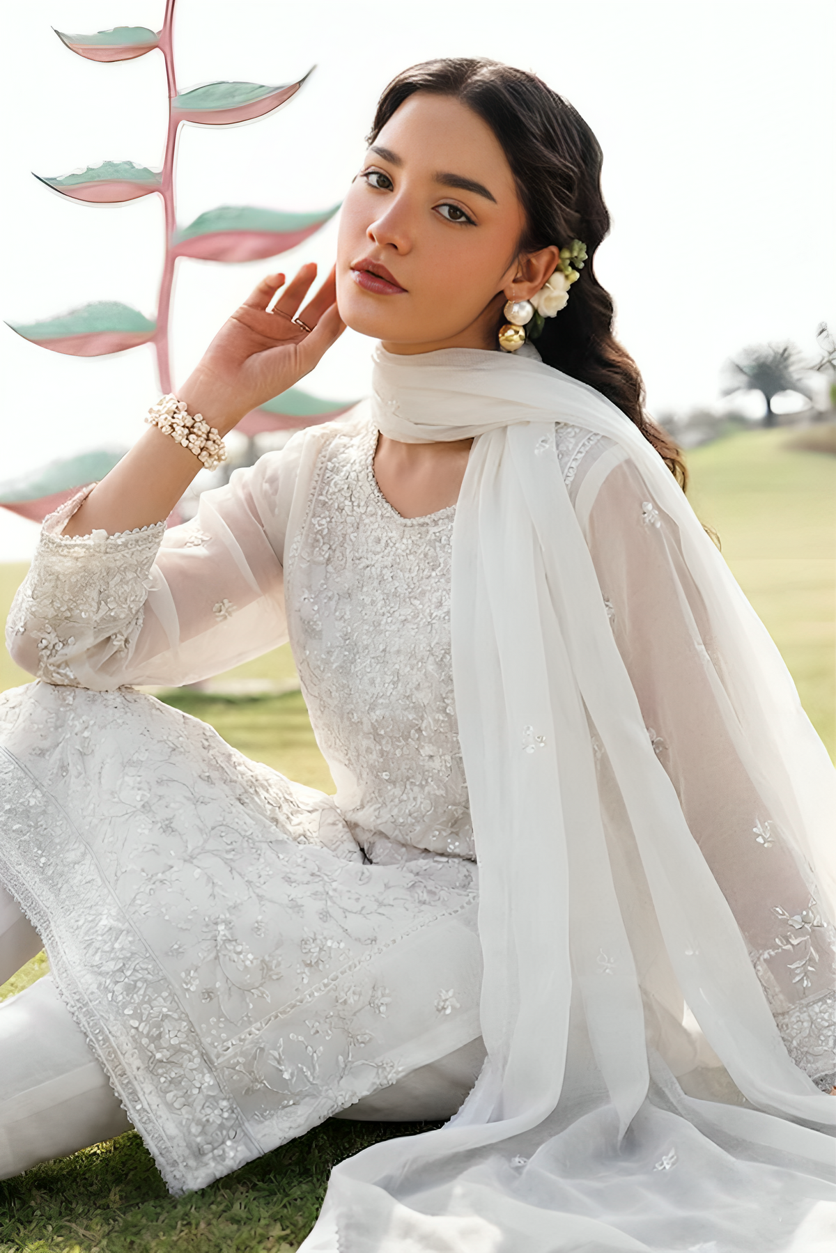 WFCU-03 Formal Embroidery Chiffon Unstitched 3-PCS