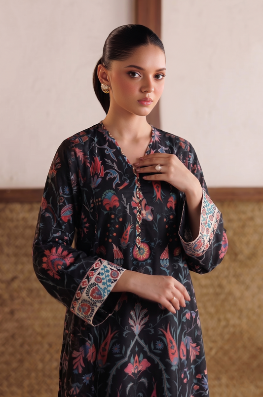 Basic Printed Lawn 3-Pieces Stitched