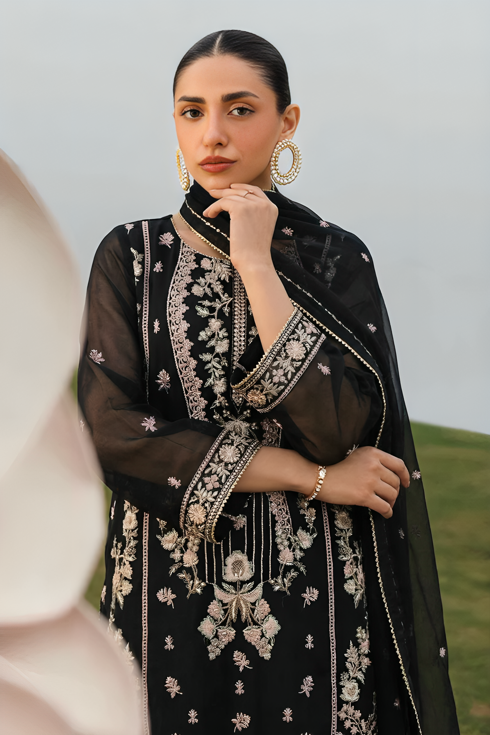 WFCU-05 Formal Embroidery Chiffon Unstitched 3-PCS