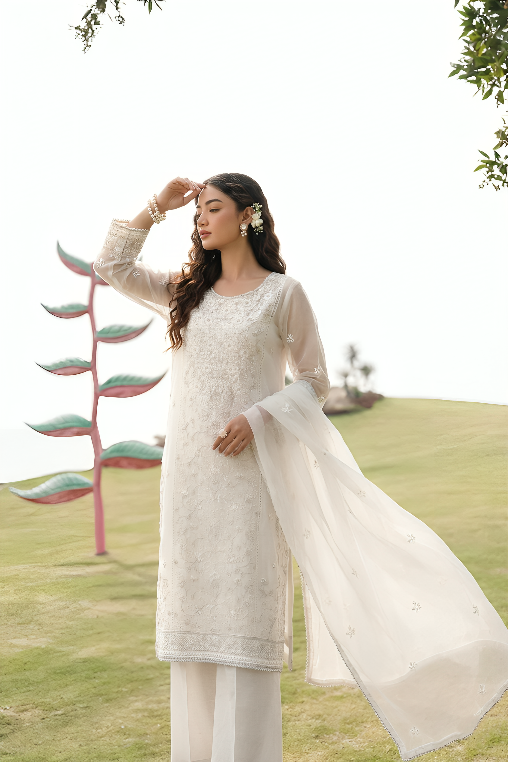 WFCU-03 Formal Embroidery Chiffon Unstitched 3-PCS