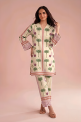WPLU-03 Printed lawn 2-Pcs Unstitched