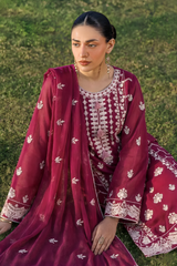 WFCU-08 Formal Embroidery Chiffon Unstitched 3-PCS
