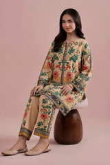 WPLU-06 Printed lawn 2-Pcs Unstitched