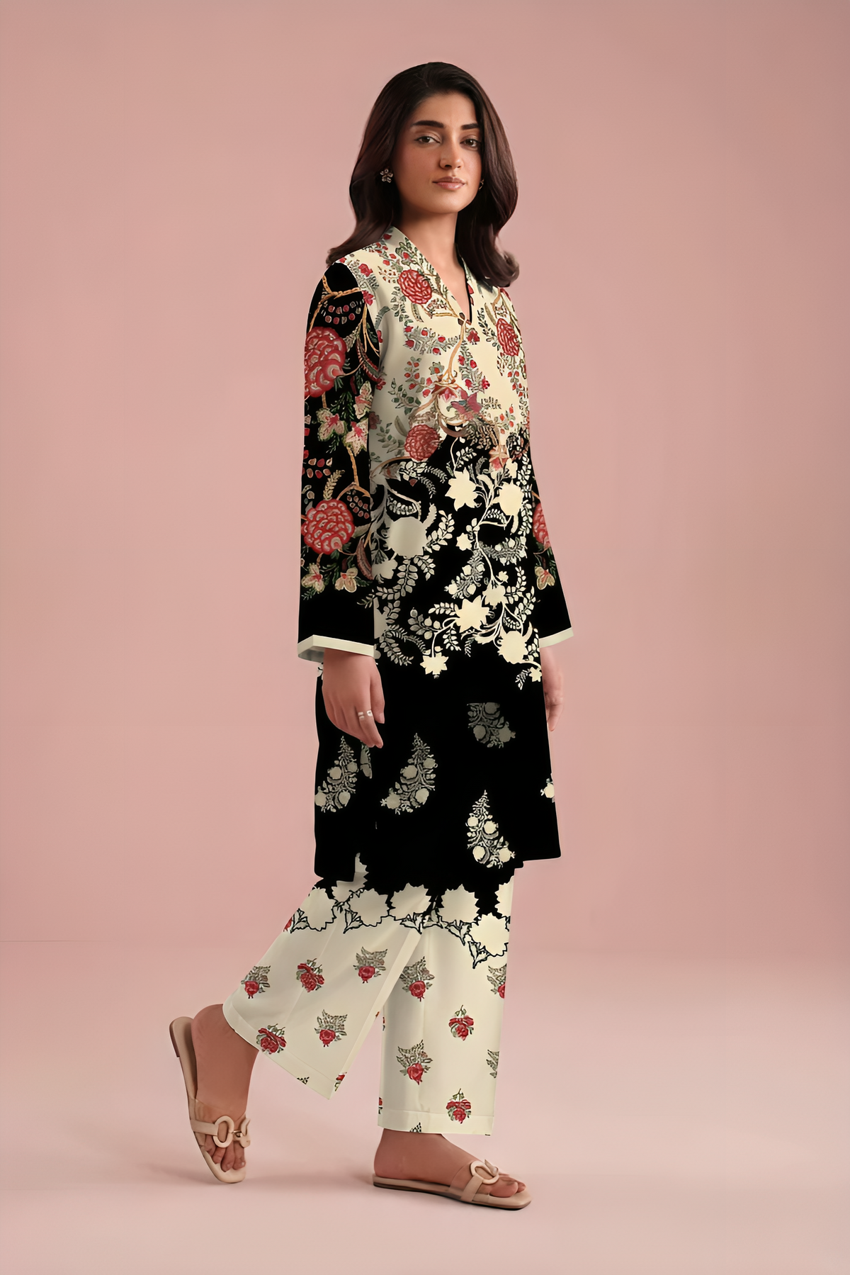 WPLU-04 Printed lawn 2-Pcs Unstitched