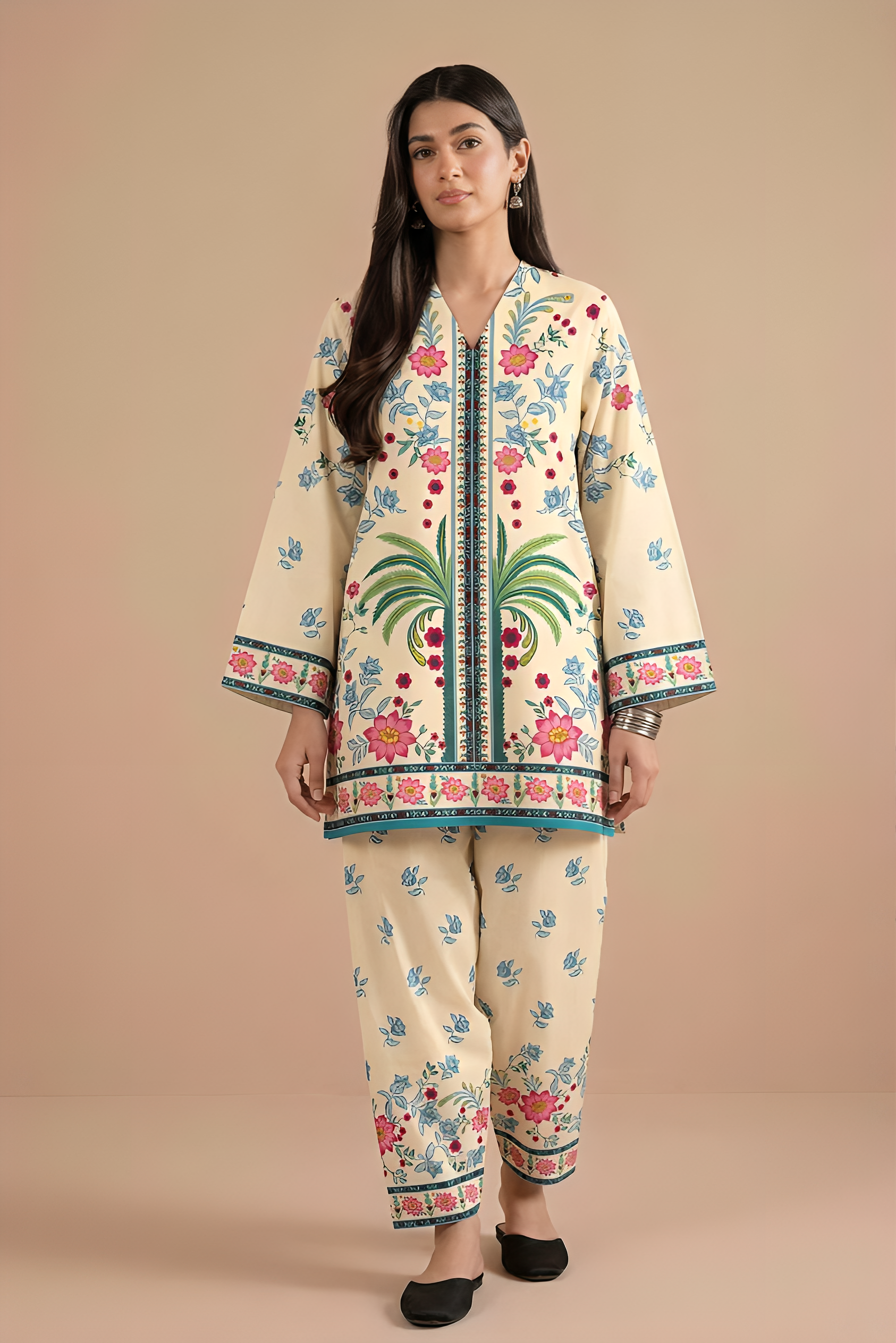 WPLU-02 Printed lawn 2-Pcs Unstitched