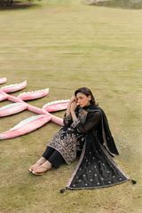 WFCU-04 Formal Embroidery Chiffon Unstitched 3-PCS