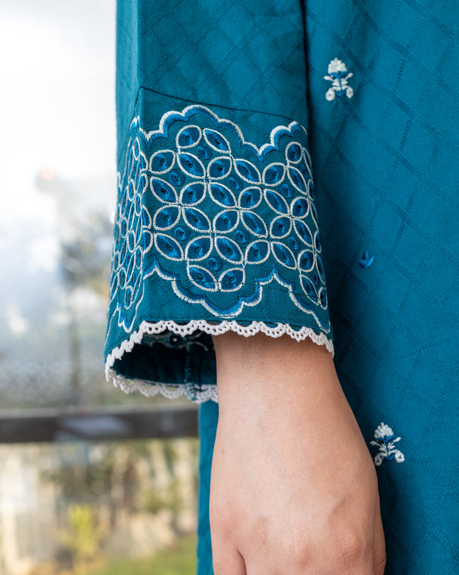 Women Embroidered 2 Pcs Suit