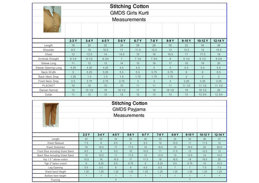 Girls 2 Pcs Suit - COMBO -003 - Article No 004