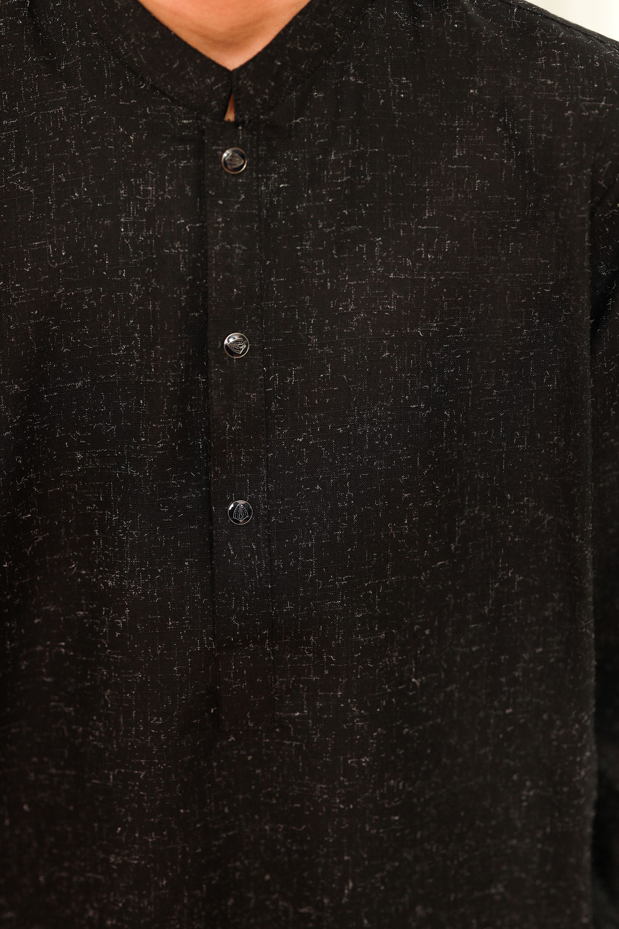 Gentle Men- Boy Black Kameez Shalwar