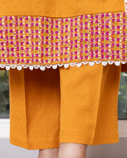 Women Embroidered 2 Pcs Suit