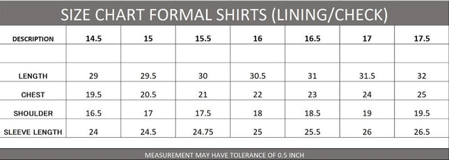 Men Formal Shirt Stripe