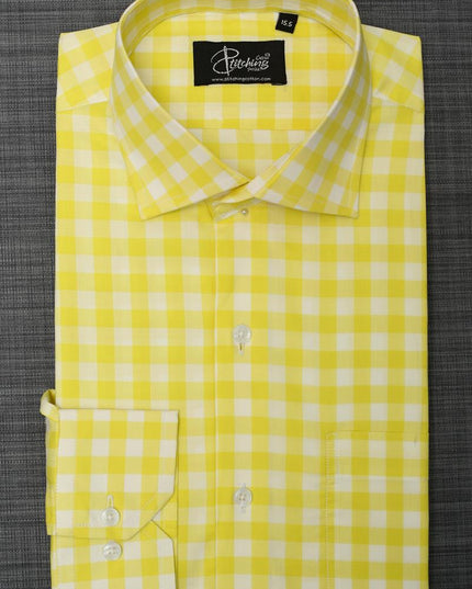 Men Formal Shirt Check