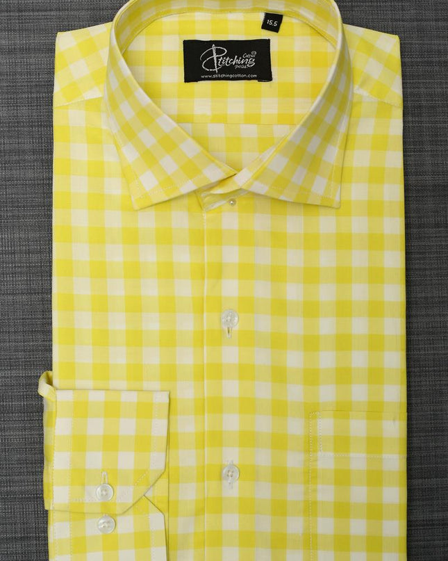 Men Formal Shirt Check
