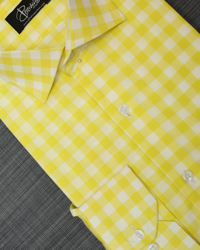 Men Formal Shirt Check