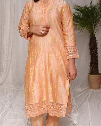 Women Embroidered 2 Pcs Suit