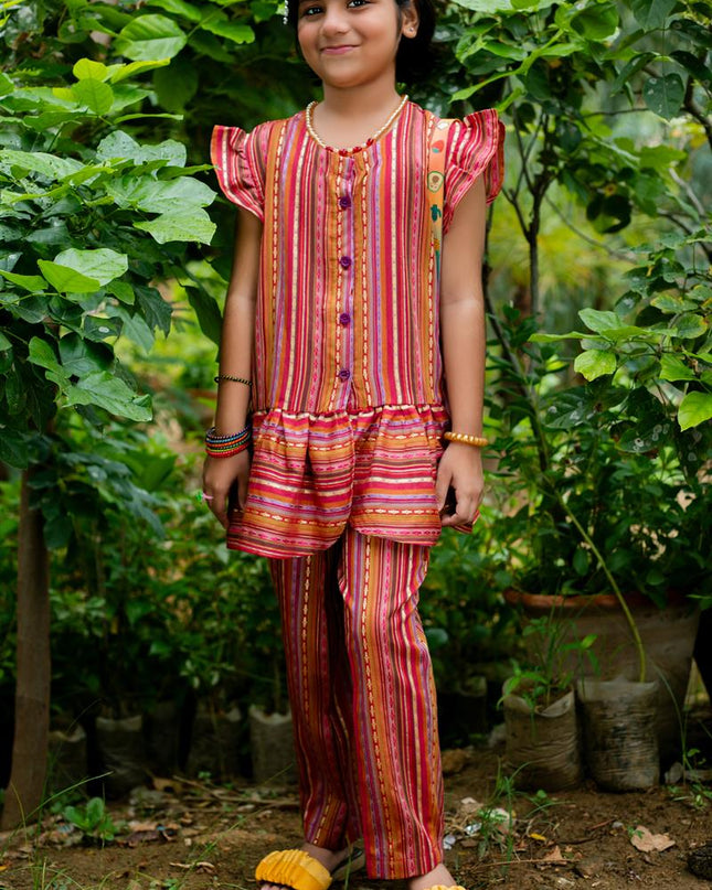 Girls Cotton 2 Pcs Suit