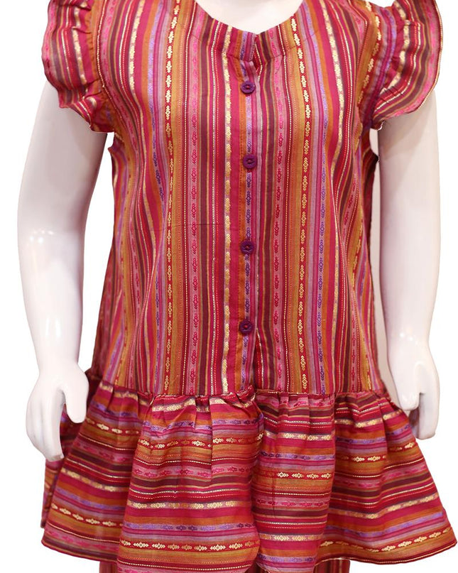 Girls Cotton 2 Pcs Suit