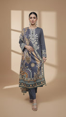 Embroidered 3 Pieces Khaddar