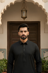 Dream Style- Black Kameez Shalwar
